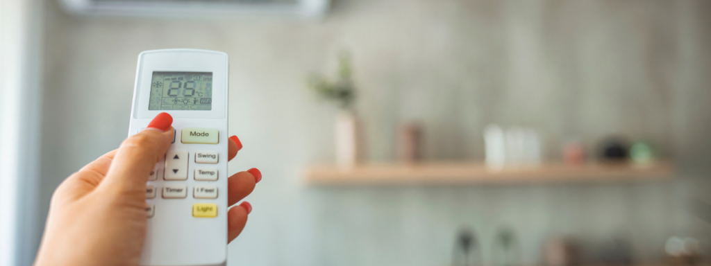 Temperatura do ar-condicionado