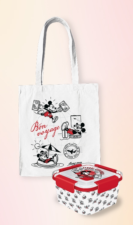 totebag e lancheira Mickey