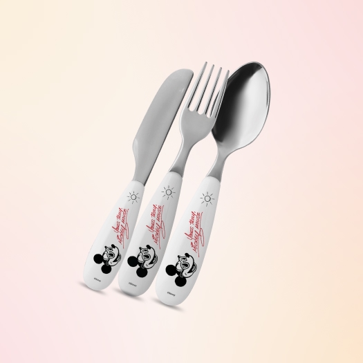 conjunto de talheres Mickey