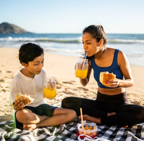 piquenique na praia