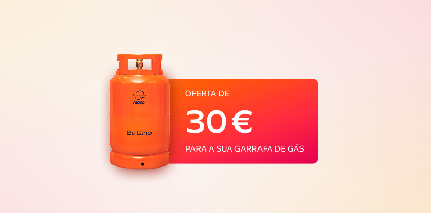promo garrafa de gás 30 euros